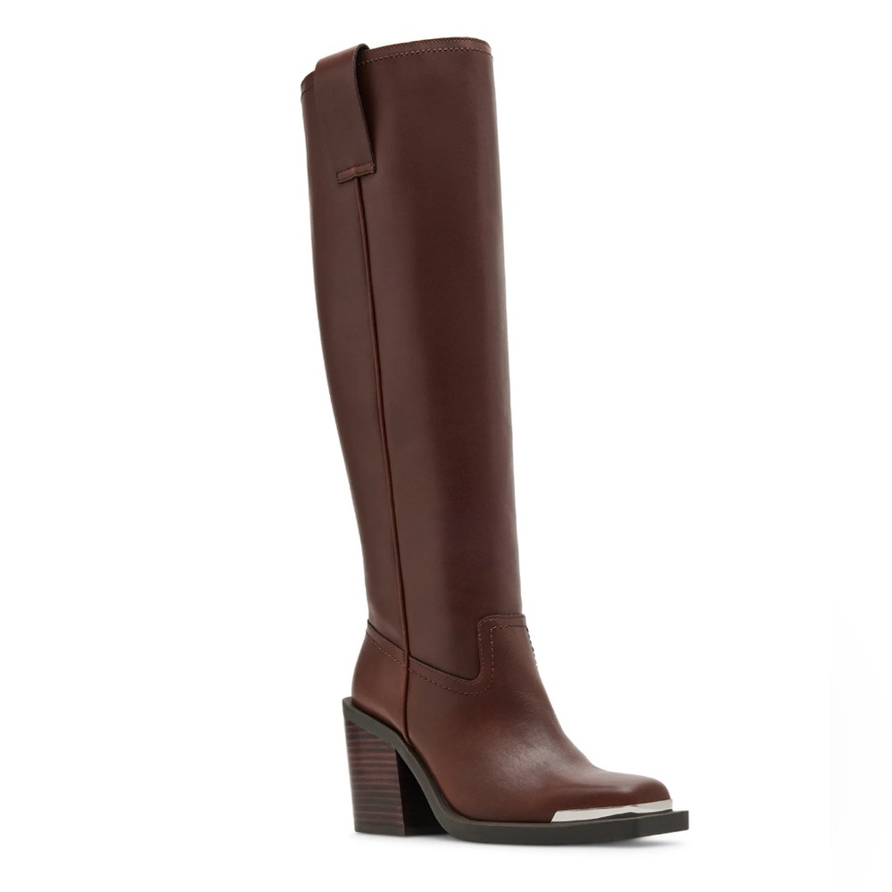 Madden Girl Brown Heeled Boots